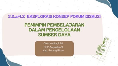 A Eksplorasi Konsep Forum Diskusi Jawaban Studi Kasus