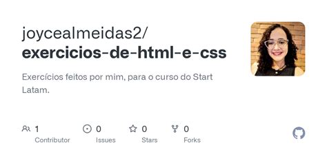 GitHub JoyAlmDev exercicios de html e css Exercícios feitos por mim