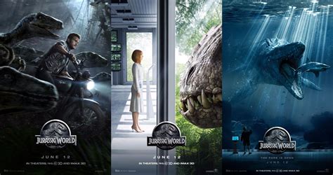 Jurassic World Posters Raptor Squad Claire Indominus Rex And The