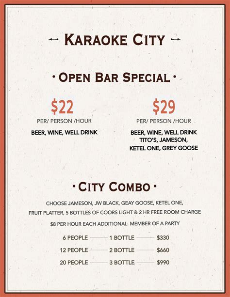 VIP Packages – Karaoke City NYC