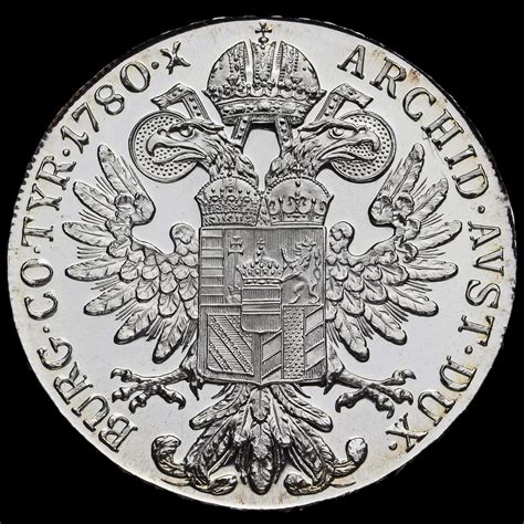 1780 Austria Maria Theresa Silver Proof Thaler Restrike