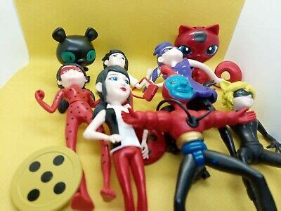 PI² MIRACULOUS LADYBUG Marinette Plagg Tikki Adrien Cat Noir PVC Action