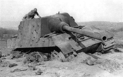 Jagdtiger Destroyed On The Western Front R Destroyedtanks