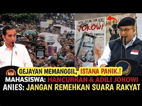 Viral Gejayan Memanggil Demo Besar Mahasiswa Dimulai Anies Jangan