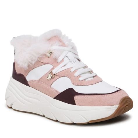 Sneakersy Geox D Diamanta D36UFC 08522 C1Z8Z White Nude Eobuv Cz