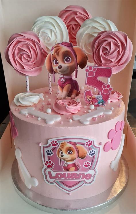 Layer Cake Pat Patrouille Paw Patrol Birthday Cake Girl Paw Patrol