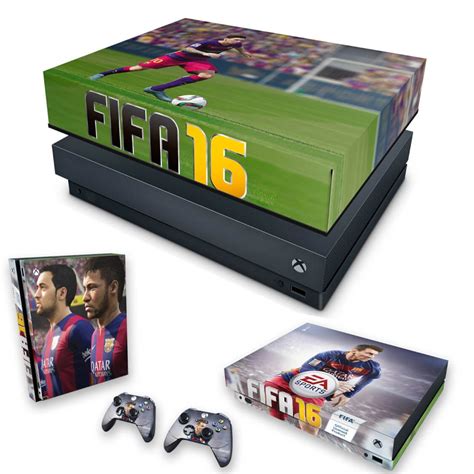 Capa Anti Poeira E Skin Xbox One X Fifa 16 Submarino