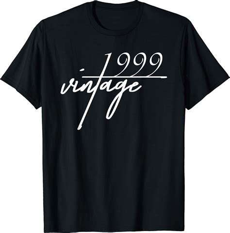 21th Birthday T Idea Vintage 1999 Bday T Shirt Clothing Shoes And Jewelry