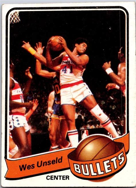 Wes Unseld 65 Prices 1979 Topps Basketball Cards