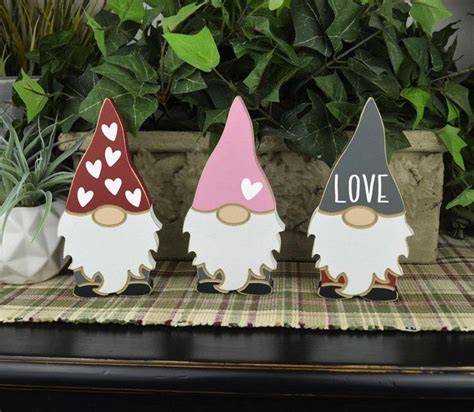 Gnome Wood Cutout Wood Boy And Girl Gnome Diy Craft Gnome Etsy Gnomes