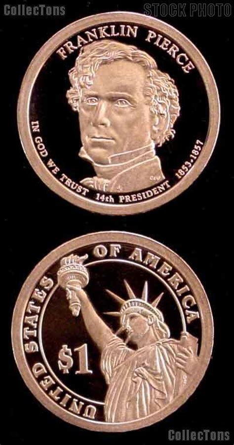 2010-S Franklin Pierce Presidential Dollar GEM PROOF Coin - $5.99