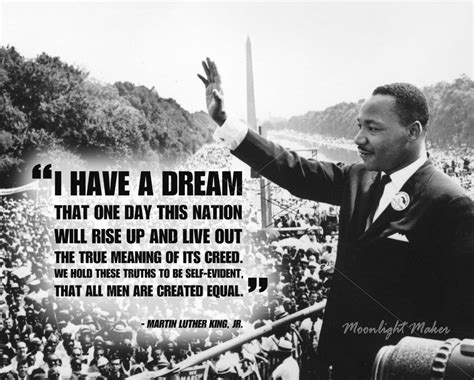 Martin Luther King Jr. Inspirational Black and White Quote Poster I ...