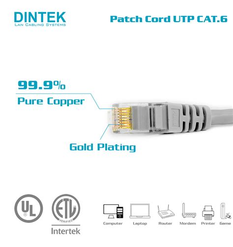 Dintek Patch Cord Utp Cat M D Y Nh Y Patch Cord Utp