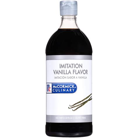 Mccormick Culinary Imitation Vanilla Flavoring 32 Fl Oz One 32 Fluid