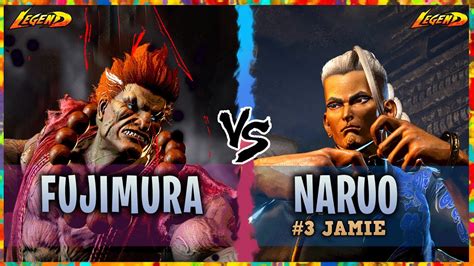 SF6 S2 Akuma Fujimura Vs Ranked 3 Jamie Naruo Street