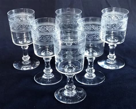 Verres Eau En Cristal De Baccarat Mod Le Gravure Ath Nienne