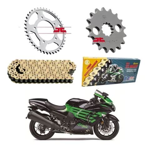 Kit Relação Kawasaki Zx14r Cz Chains Sdzz Jt Sprockets