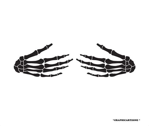 Skeleton Hands Svg Skeleton Svg Skull Skeleton Hand Svg Cutting File