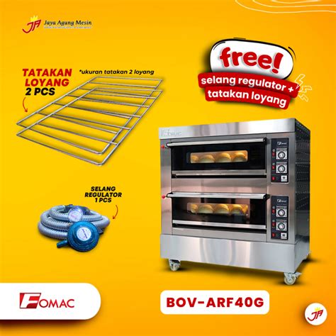 Jual Gas Oven Roti Deck Tray Pemanggang Roti Bov Arf G Fomac