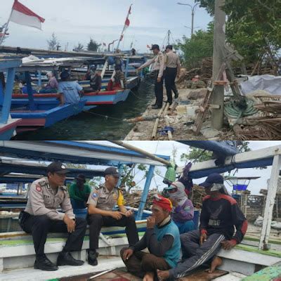 Himbauan Keselamatan Pelayaran Bhabinkamtibmas Sambangi Nelayan