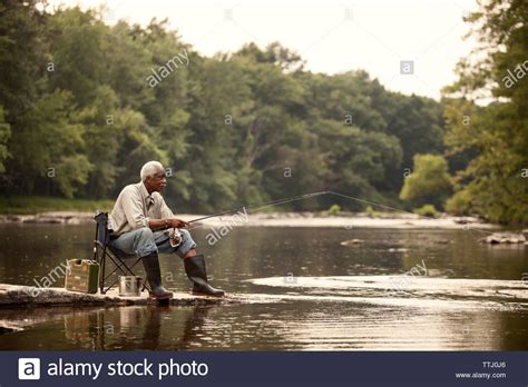 Man Sitting Fishing Reference Stock Photos Beach Fishing The Great
