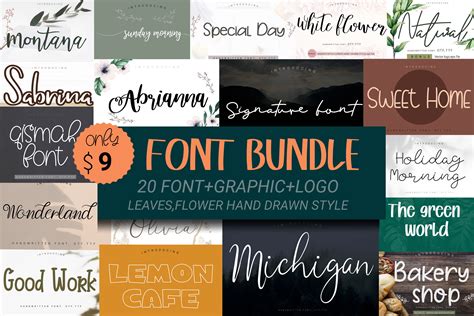 Font Bundle Bundle Creative Fabrica Font Bundles Signature Fonts