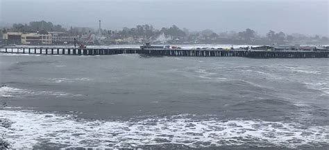 Santa Cruz Wharf Open After Dangerous Waves Kion