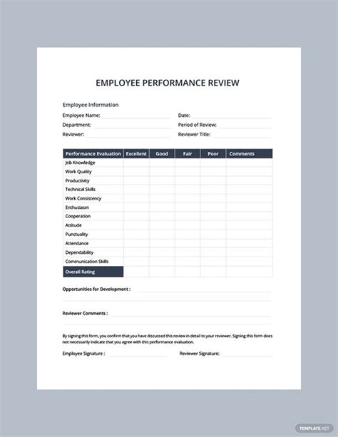 Editable Employee Evaluation Forms Templates Included Off