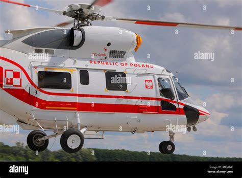 Flying The Polish Air Force Pzl W 3p Vip Sokol Falcon During International Air Show At The