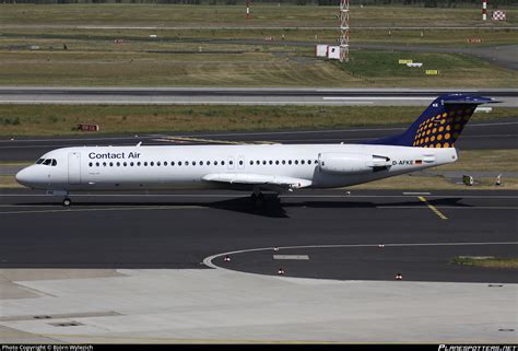 D AFKE Contact Air Fokker 100 F28 Mark 0100 Photo by Björn Wylezich