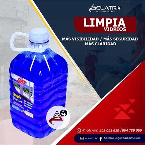 Limpia Vidrios Marca Qr Acuatro Industrial Security Eirl