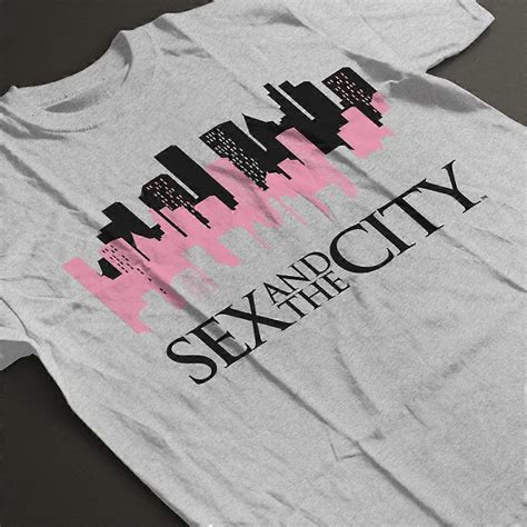 Sex And The City Logo City Lights Men S T Shirt Fruugo US