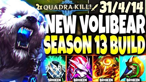 New Volibear Season 13 Beyond Immortal Build ~ 2x Quadra Kill And 277k