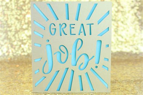 Cricut Design Space Cards Diy Easy Congratulations Card Cardmaking