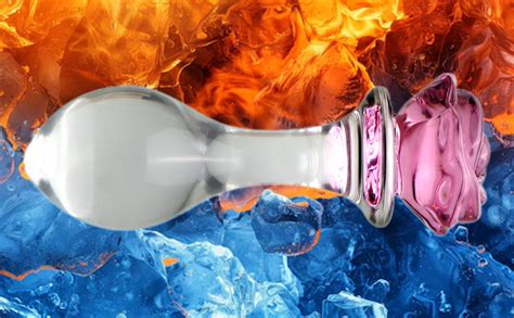 Amazon Pcs Crystal Rose Glass Butt Plug Set Small Medium Big Anal Plug Kit Anus Training