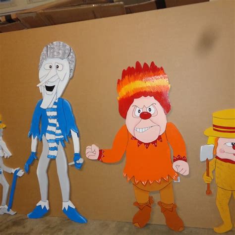 Snow Miser And Heat Miser Yard Art Etsy