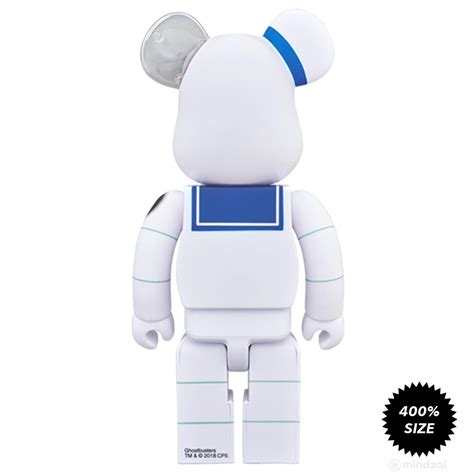 Angry Face Stay Puft Marshmallow Man 400% Bearbrick by Medicom Toy ...