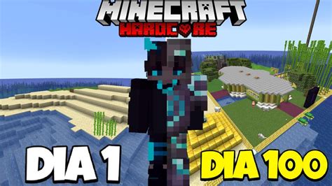 Sobreviví 100 Días en una Isla Desierta en Minecraft Hardcore 1 20