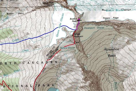 Boston Peak Topo Photos Diagrams Topos SummitPost