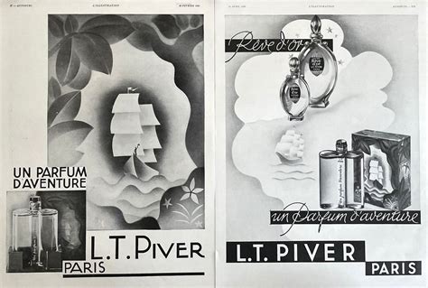 L T Piver Parfum 4 alte Werbungen Publicités 1931 33 Kaufen auf