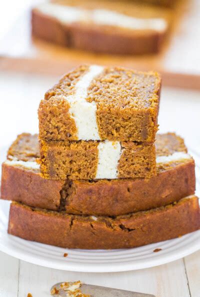 Cream Cheese Filled Pumpkin Bread Averie Cooks