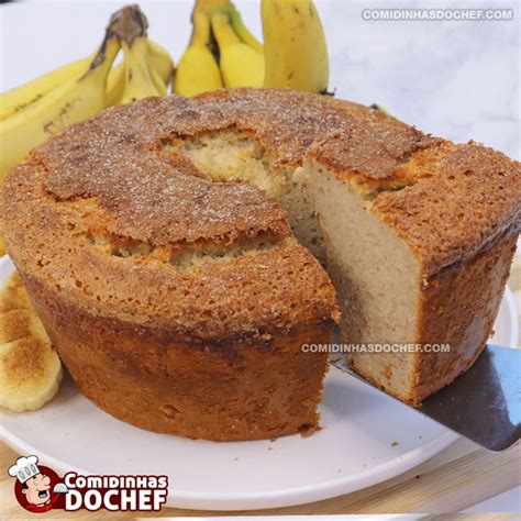 Bolo De Banana Nanica Comidinhas Do Chef