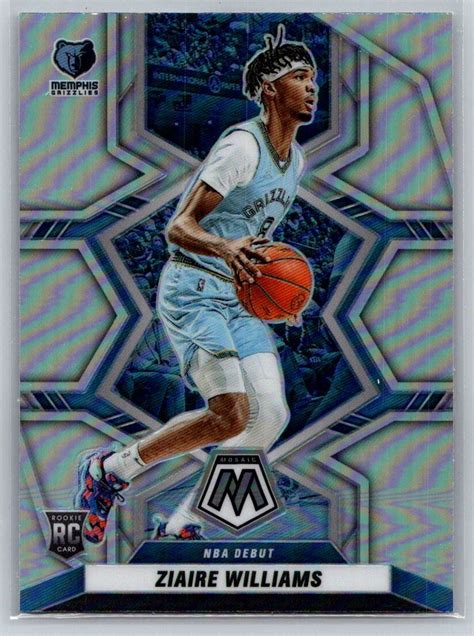 Panini Mosaic Ziaire Williams Debut Silver Prizm Rookie Rc