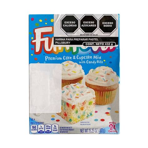 Harina Para Preparar Pastel Pillsbury Funfetti 432 G Walmart