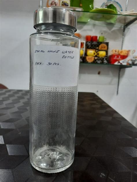 Ml Plain Glass Bottles For Drinking Water At Rs Piece In