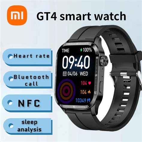 Xiaomi Gt4 Smart Watch Men Multifunctional Nfc Bluetooth Call Heart ...