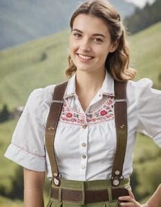 Lederhosen Outfit Female Fancy Dress Face Swap Insert Your Face Id