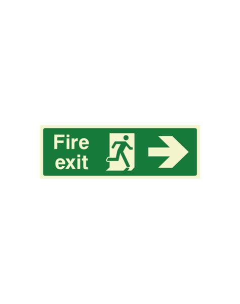 Fire Exit Sign Right Direction • Fireology