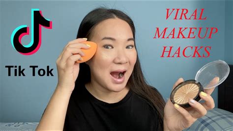 Trying Viral TikTok Makeup Hacks Anna Ton YouTube