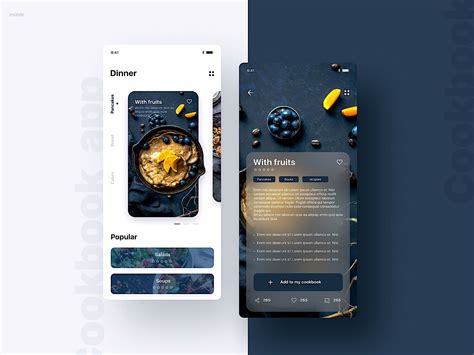 Cookbook Ui Mobile App Design Artofit